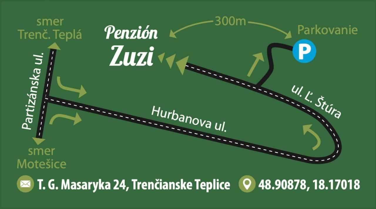 Penzion Zuzi Trenčianske Teplice Exterior foto